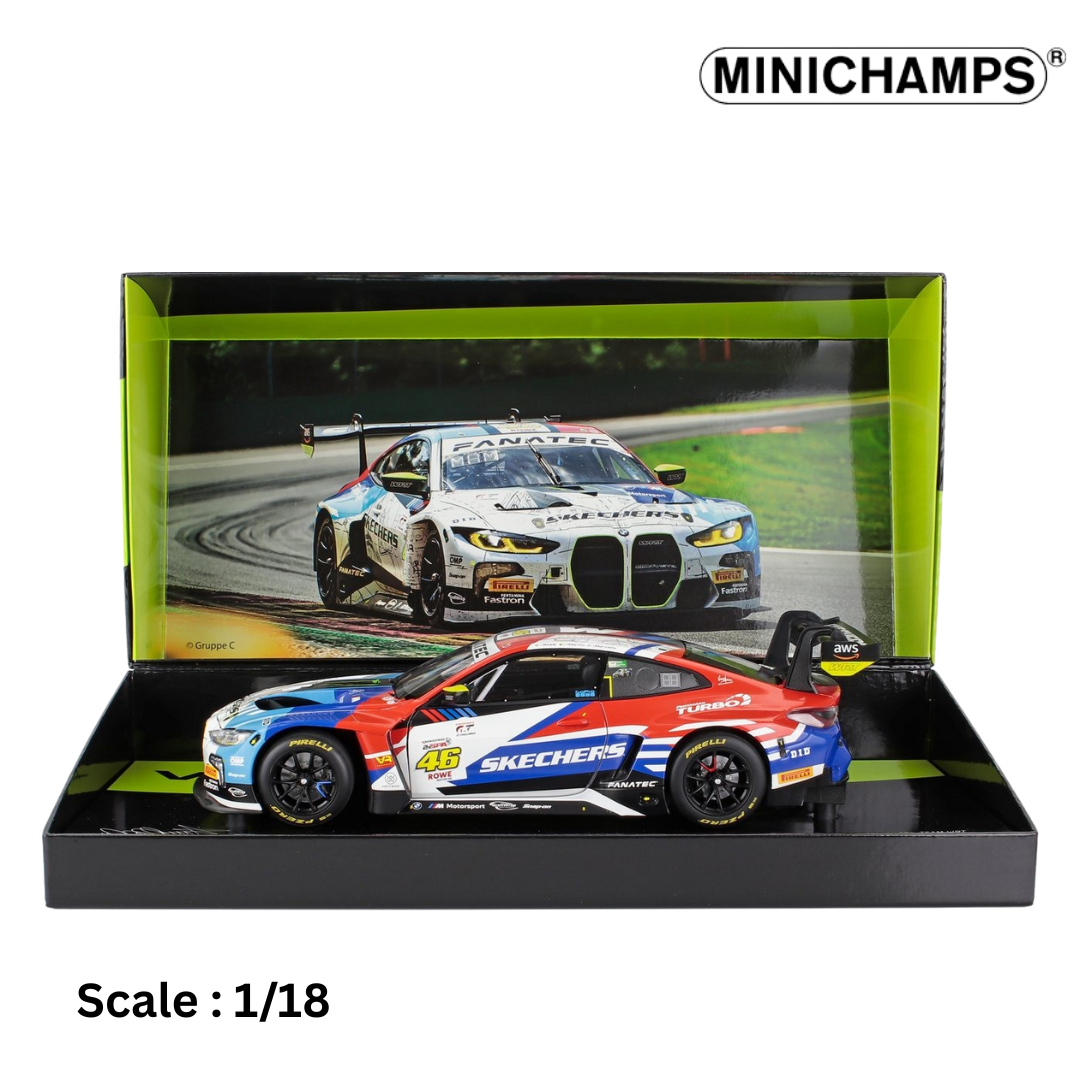 BMW - 4-SERIES M4 GT3 TEAM WRT N 46 24h SPA 2024 VALENTINO ROSSI - MAXIME MARTIN - RAFFAELE MARCIELLO