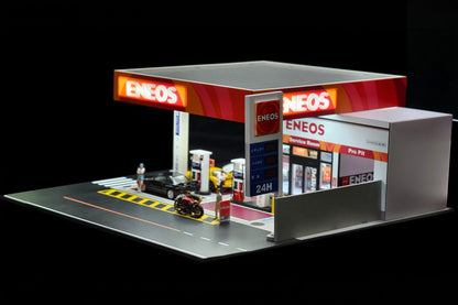Eneos Japan Gas Station Diorama Set