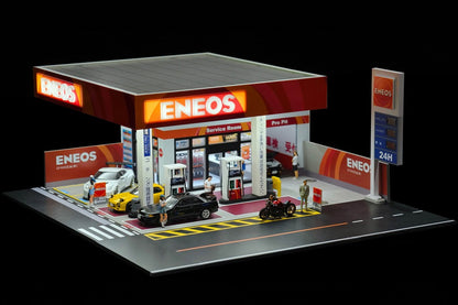 Eneos Japan Gas Station Diorama Set