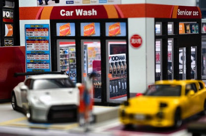 Eneos Japan Gas Station Diorama Set