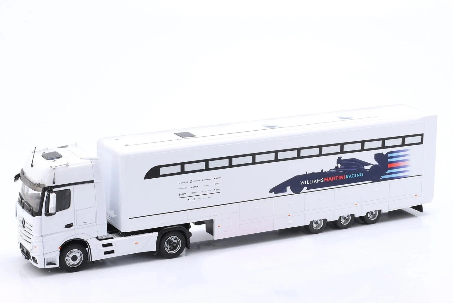 MERCEDES BENZ - ACTROS TRUCK CAR TRANSPORTER F1 TEAM MARTINI RACING SEASON 2016